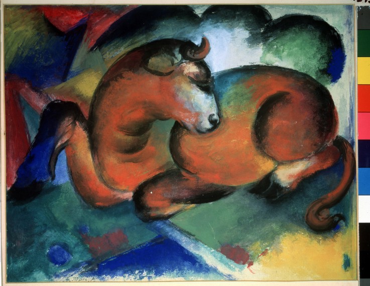 Red bullock a Franz Marc