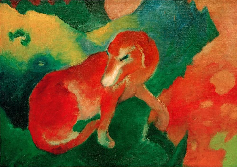 Red dog a Franz Marc