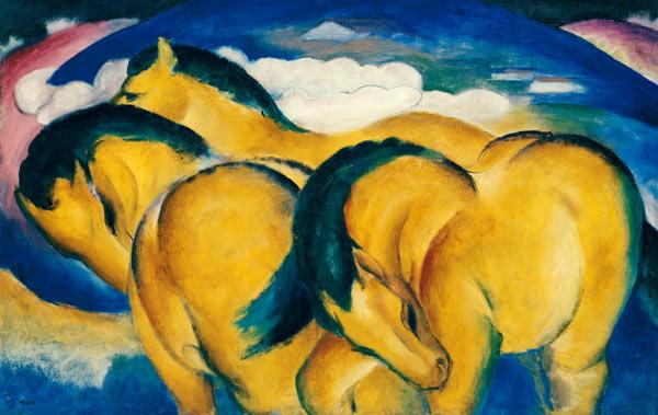 Kleine gelbe Pferde 1912