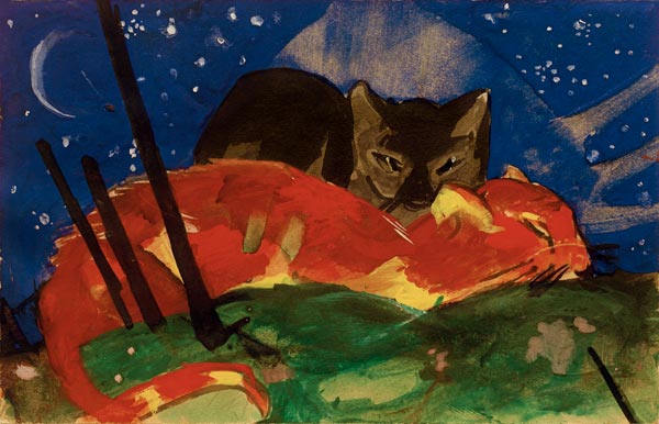 Two Cats a Franz Marc