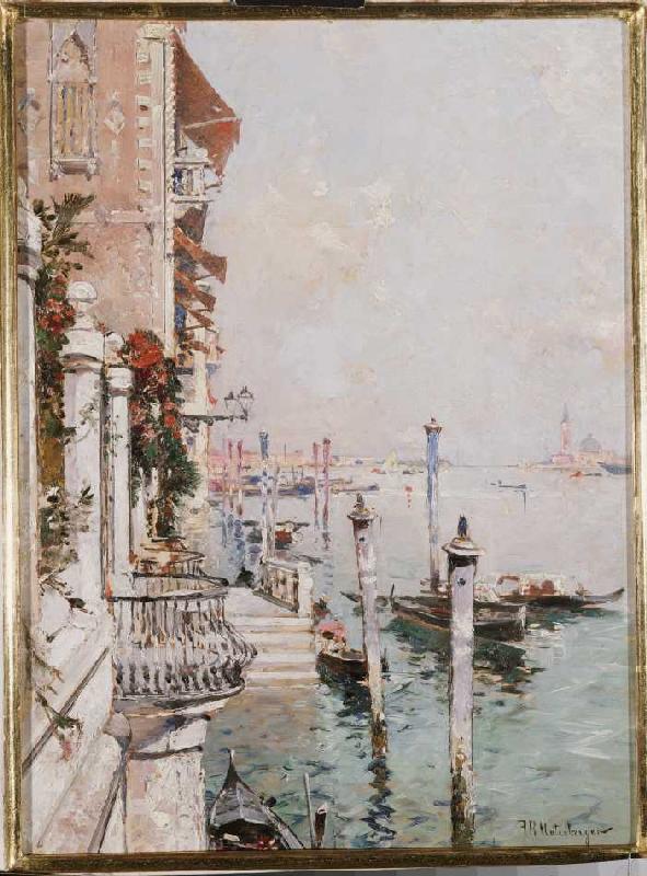 Der Canal Grande, Venedig. a Franz Richard Unterberger
