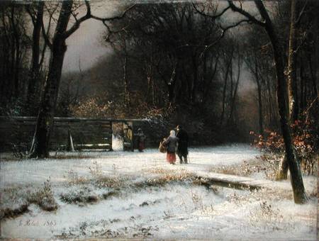 Winter Landscape a Franz Rohde
