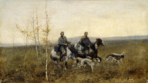 The Hunters a Franz Roubaud