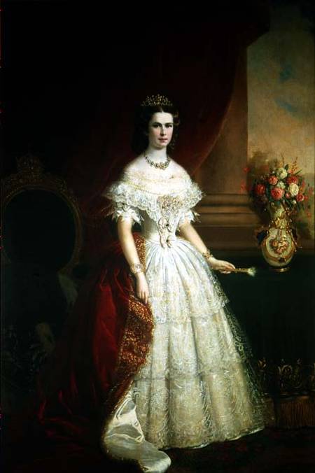 Empress Elizabeth of Bavaria (1837-98) a Franz Russ