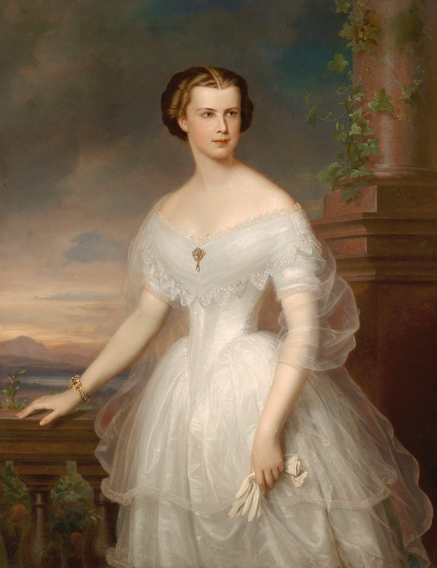 Portrait of Elisabeth of Bavaria a Franz Schrotzberg