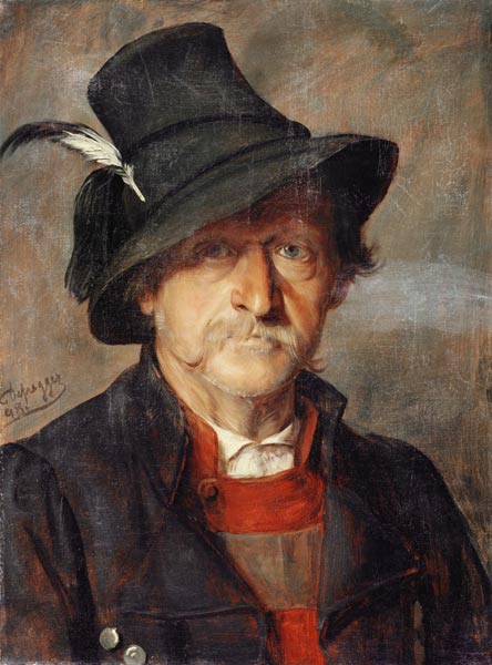Ein Tiroler Bauer a Franz von Defregger