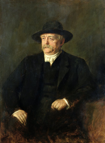 Chancellor Otto von Bismarck (1815-98) a Franz von Lenbach