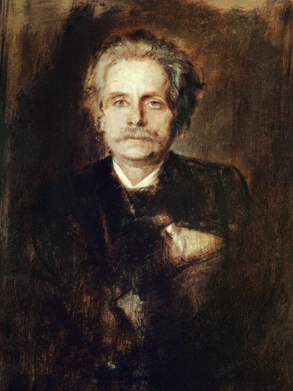 Edvard Grieg / portrait by Lenbach a Franz von Lenbach