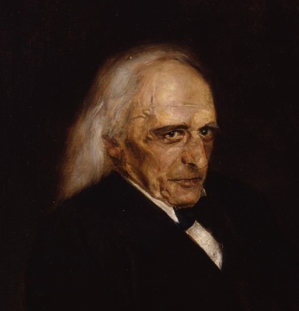 Portrait of Theodor Mommsen (1817-1903) Detail a Franz von Lenbach