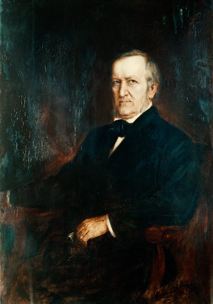 Wagner , Portrait by Lenbach a Franz von Lenbach