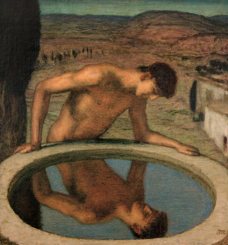 v.Stuck / Narcissus / c.1926 a Franz von Stuck
