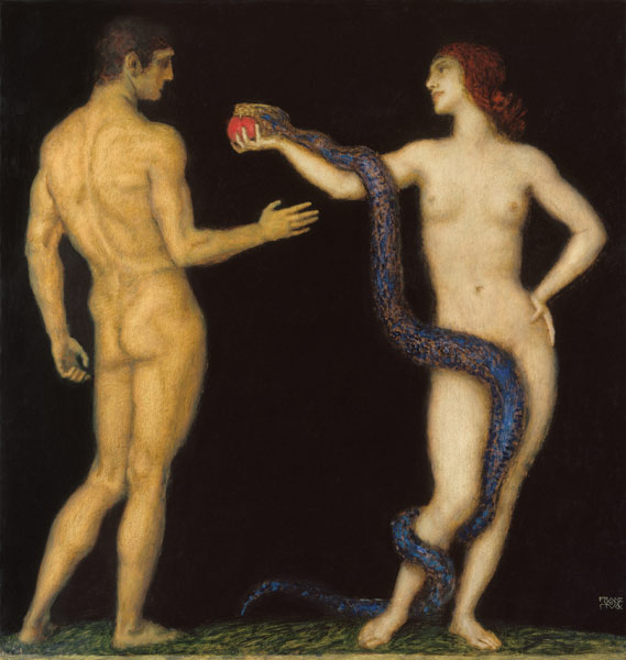 Adam e Eva a Franz von Stuck