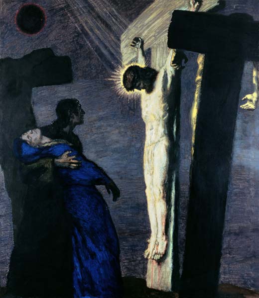 Crucifixion Christi. a Franz von Stuck