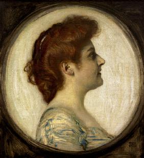 Frank v. Stuck / Portrait of a Woman