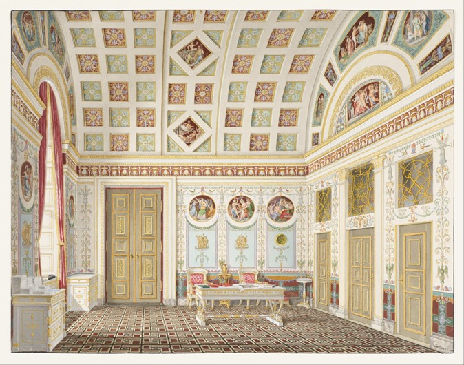 The Dressing Room of King Ludwig I of Bavaria at the Munich Residence Palace a Franz Xaver Nachtmann