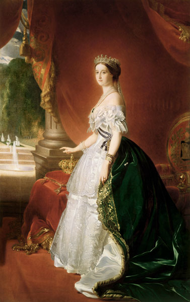 Empress Eugenie of France (1826-1920) wife of Napoleon Bonaparte III (1808-73) a Franz Xaver Winterhalter