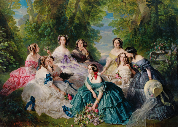 Empress Eugenie (1826-1920) Surrounded by her Ladies-in-Waiting a Franz Xaver Winterhalter