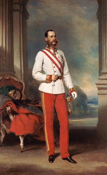 Emperor Franz Joseph of Austria. a Franz Xaver Winterhalter