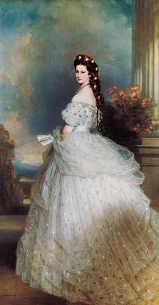Principessa Elisabetta d'Austria (Sissi) a Franz Xaver Winterhalter
