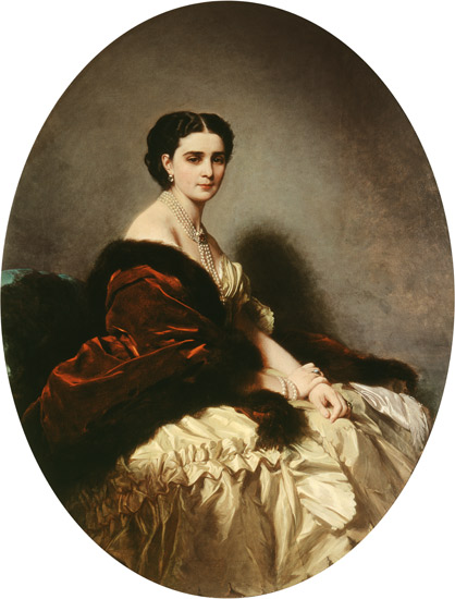 Bildnis der Gräfin Sophie Narishkina (1823-1877) a Franz Xaver Winterhalter