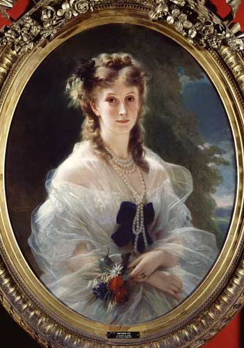 Portrait of Sophie Troubetskoy (1838-96) Countess of Morny a Franz Xaver Winterhalter