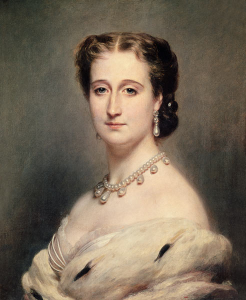 Portrait of the Empress Eugenie (1826-1920) a Franz Xaver Winterhalter