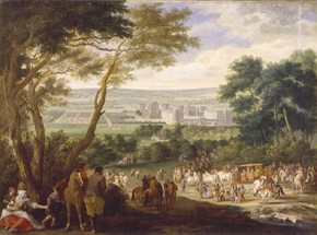 Die Ankunft Louis XIV. in Vincennes. a Französisch