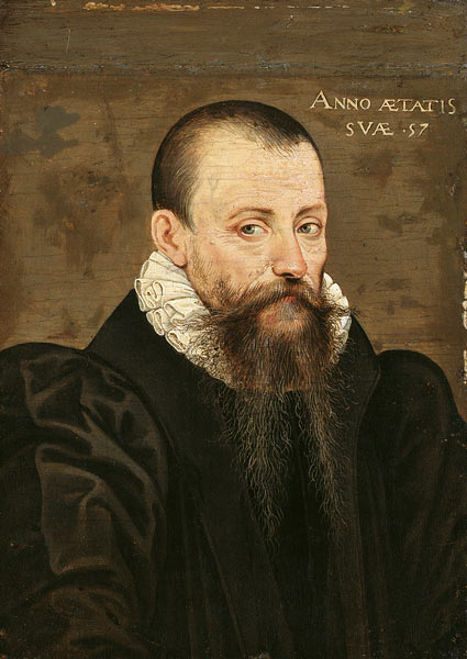 Bildnis des Michel Eyquem de Montaigne (1533-1592). a Französisch