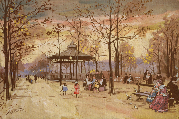 The Luxembourg Gardens, Paris a Fred Bertrand