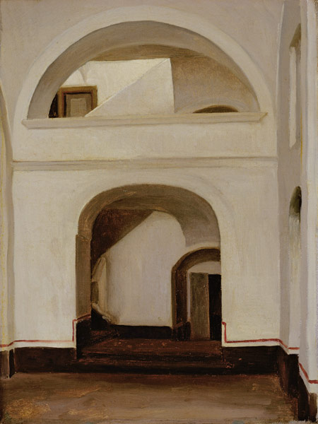 Entrance to a House in Capri, 1859 (oil on canvas) a Frederic Leighton