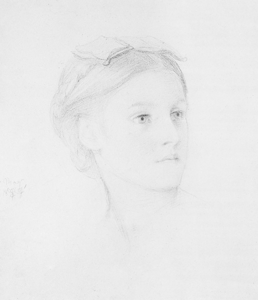 Portrait of May Sartoris (1845-1925) a Frederic Leighton