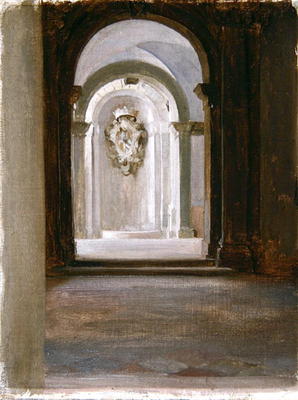 Palazzo Rezzonico, Venice, c.1880 (oil on canvas) a Frederic Leighton