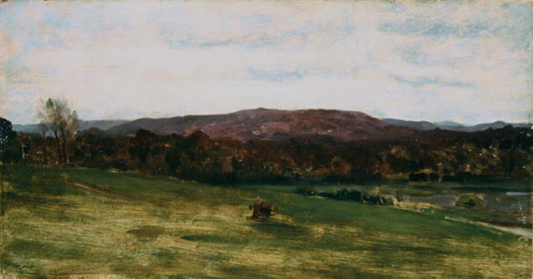 Study of Hills (oil on canvas) a Frederic Leighton