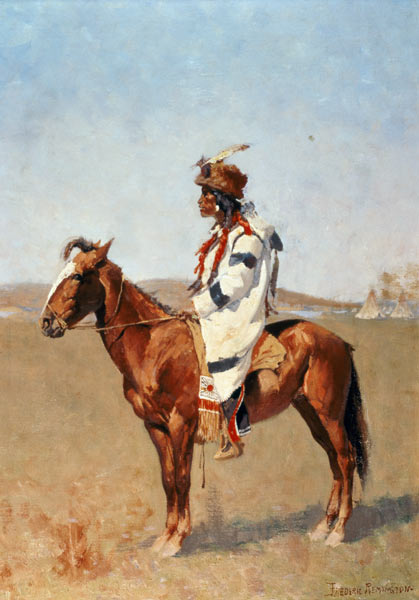 A Blackfoot Indian a Frederic Remington