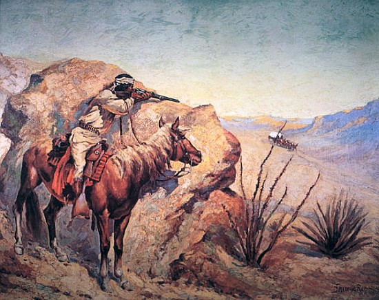 Apache Ambush a Frederic Remington
