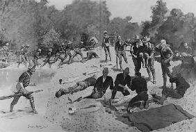 Field Hospital at ''The Bloody Ford'' of San Juan Creek