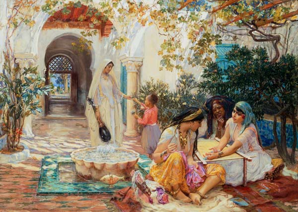 In einem Dorf in El Biar, Algier a Frederick Arthur Bridgman