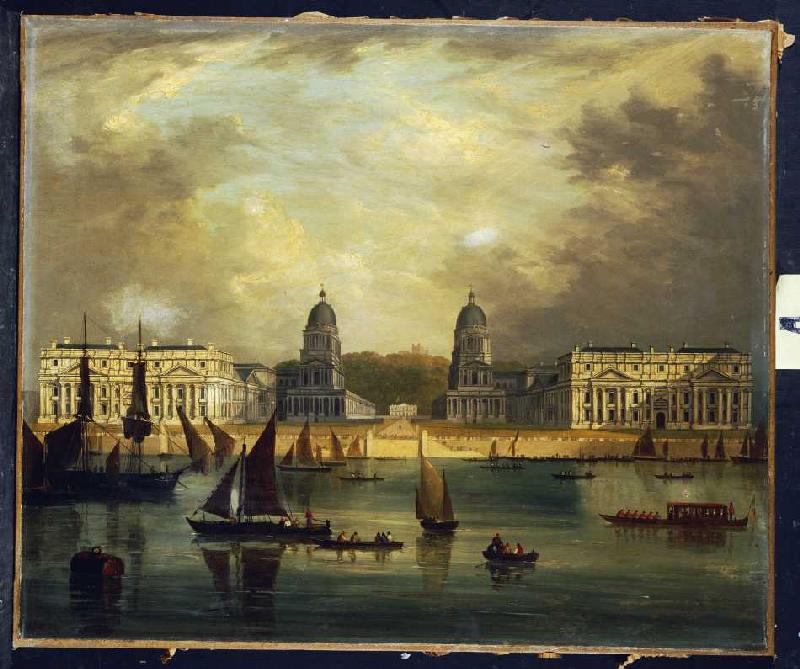 Ansicht von Greenwich a Frederick Calvert