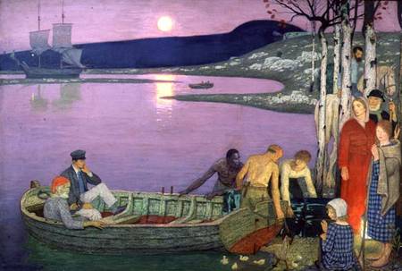 The Call of the Sea a Frederick Cayley Robinson