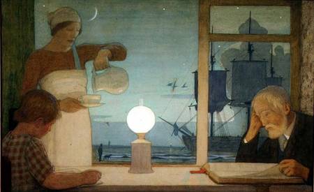 The Day of Rest a Frederick Cayley Robinson