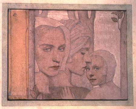 The Two Sisters a Frederick Cayley Robinson