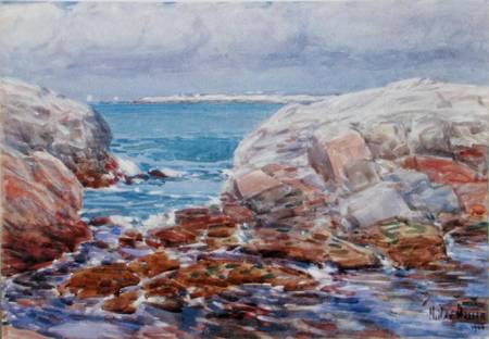 Duck Island, Isles of Shoals a Frederick Childe Hassam