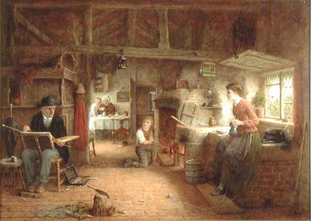 The Artist's Visit a Frederick Daniel Hardy