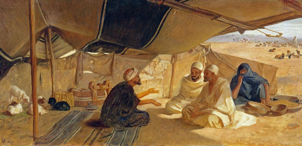 Arabs in the Desert a Frederick Goodall