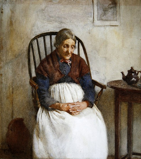 Study of an Elderly Lady a Frederick James McNamara Evans