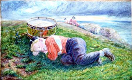 Sketch for 'The Drummer Boy's Dream' a Frederick James Shields