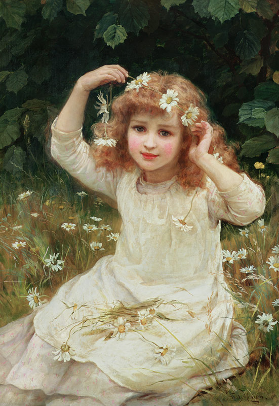 Marguerites, 1889 (oil on canvas) a Frederick Morgan