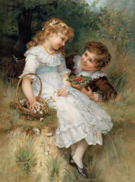 Sweethearts, from the Pears Annual a Frederick Morgan