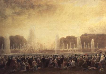 The Fountains at Versailles a Frederick Nash