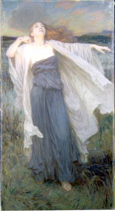 Will-o''-the-Wisp, 1903 (oil on canvas)  a Frederick Stead